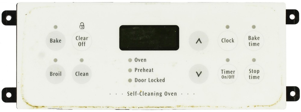Electrolux Oven 316207522 Electronic Clock Timer, White Overlay