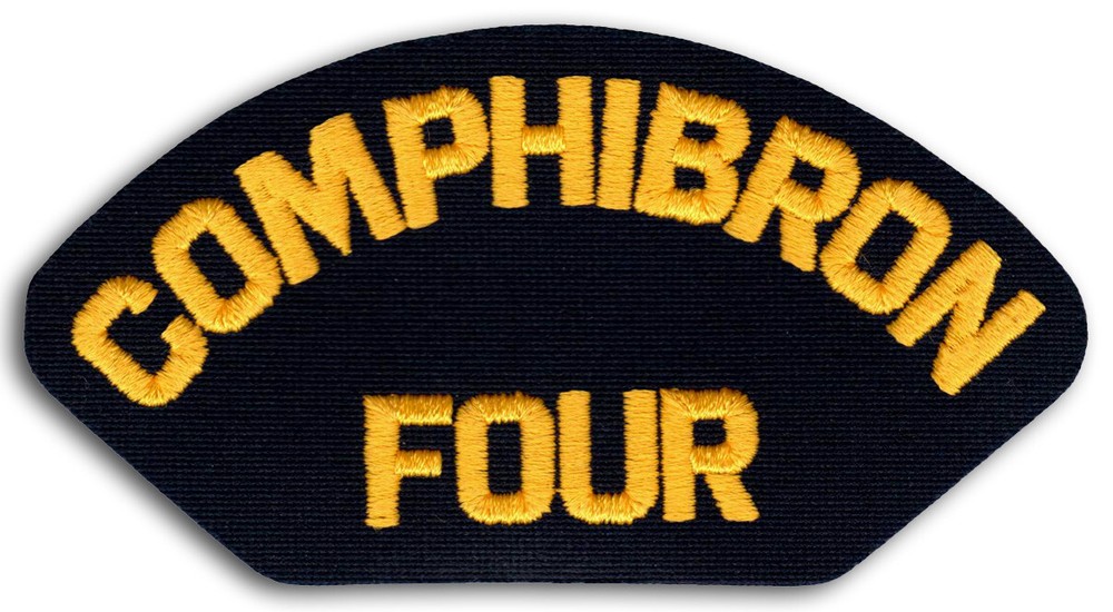 US Navy COMPHIBRON 4 Commander Amphibious Squadron Norfolk Cap Patch Iron-On