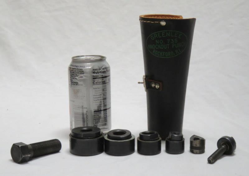 Greenlee 735 Knockout Punch Set w/ Extra 1/2" Bit