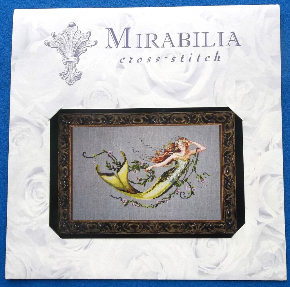 Mirabilia EMERALD MERMAID-Cross Stitch Chart/Pattern-MD77