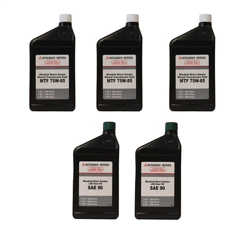 MITSUBISHI EVO 8/9/X COMPLETE DRIVETRAIN FLUID CHANGE KIT