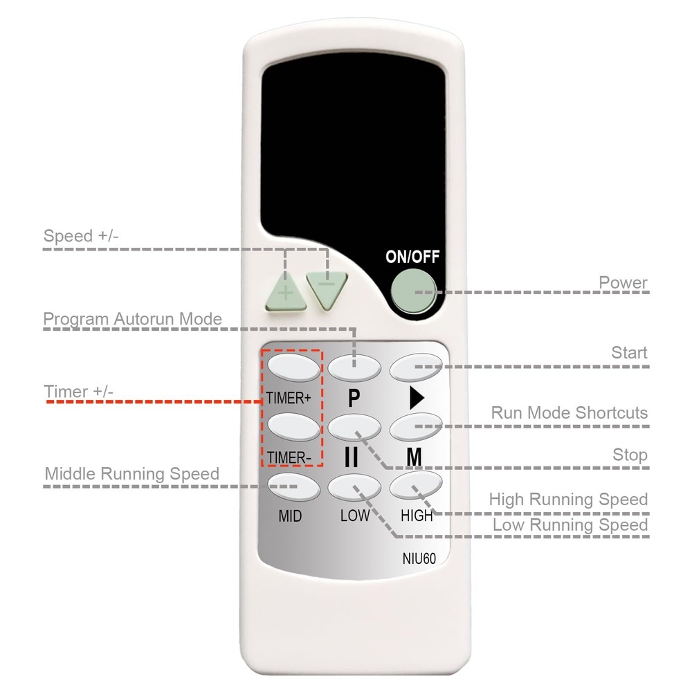 Replacement Remote Control for LifePro Life Pro Same with remote control