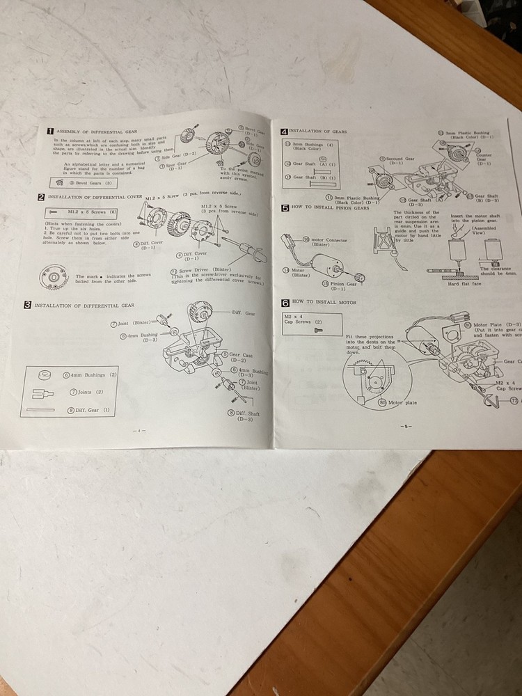 VINTAGE KYOSHO BAJA BUG MANUAL