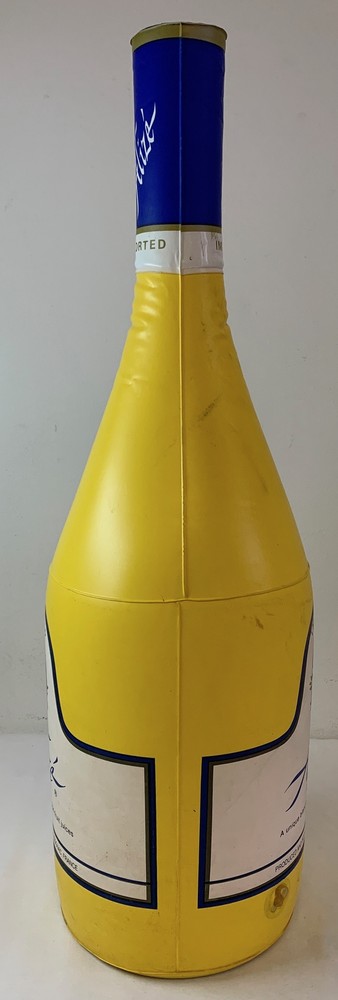 25 inch high ALIZE inflatable display bottle
