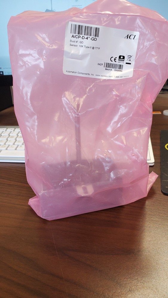 ACI A/CP-D-4"-GD Duct Probe Temp Sensor