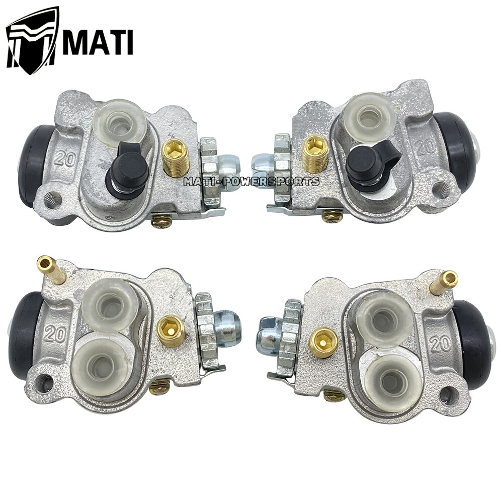 Front Brake Wheel Cylinders w/Shoes Kit for Honda FourTrax 300 TRX300FW 1990-00