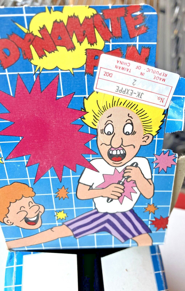 Dynamite Pen Exploding Novelty Joke Prank Bang Gag Trick Cap (6 pens)