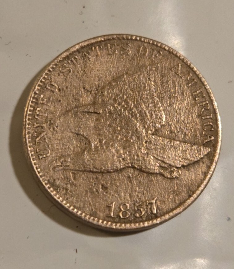 1857 Flying Eagle cent, Mint  cool!RareCoin