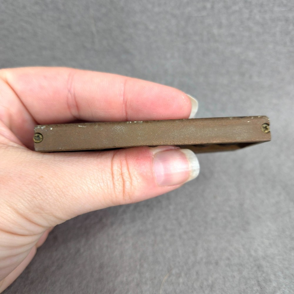 Small Vintage Brass Abacus 3” Math Decor Art Pocket