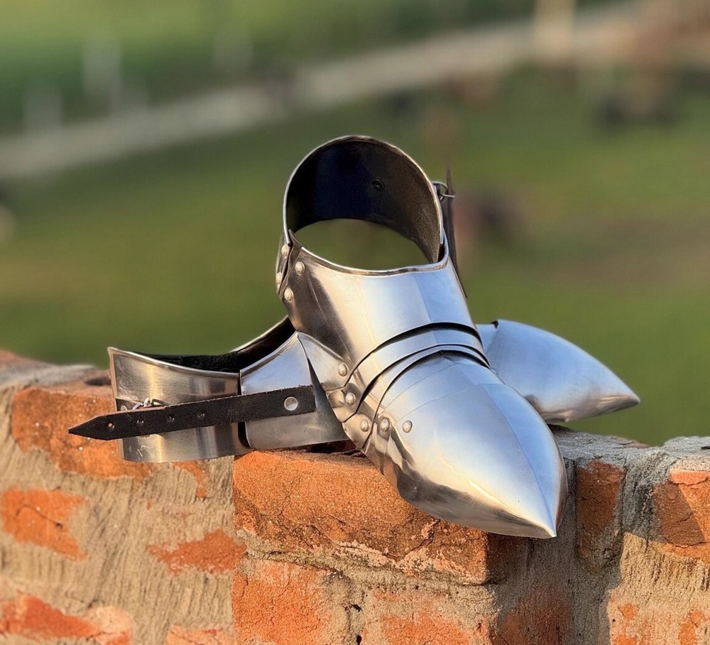 Medieval Knight Sabatons: Solid Steel Armor, LARP Cosplay SCA