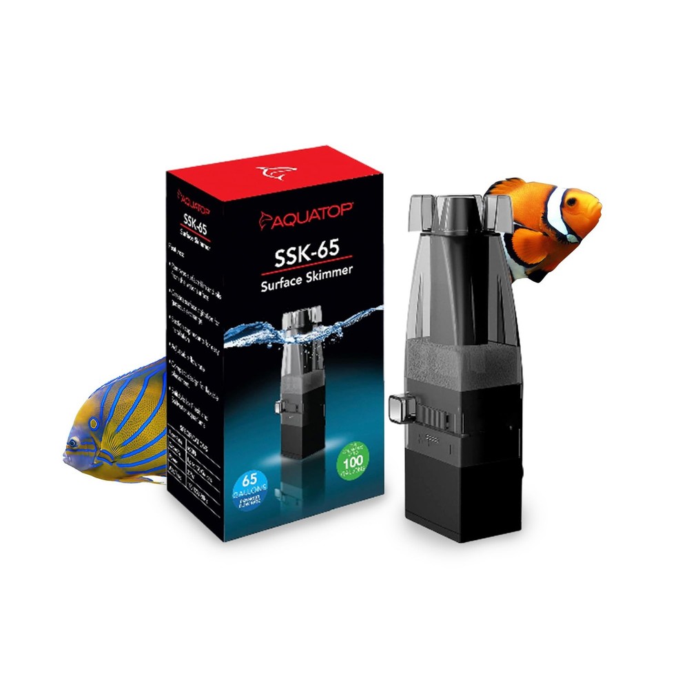 Aquarium Surface Skimmer â€“ 65 GPH Flow Rate â€“ Efficient Waste Removal â€“...