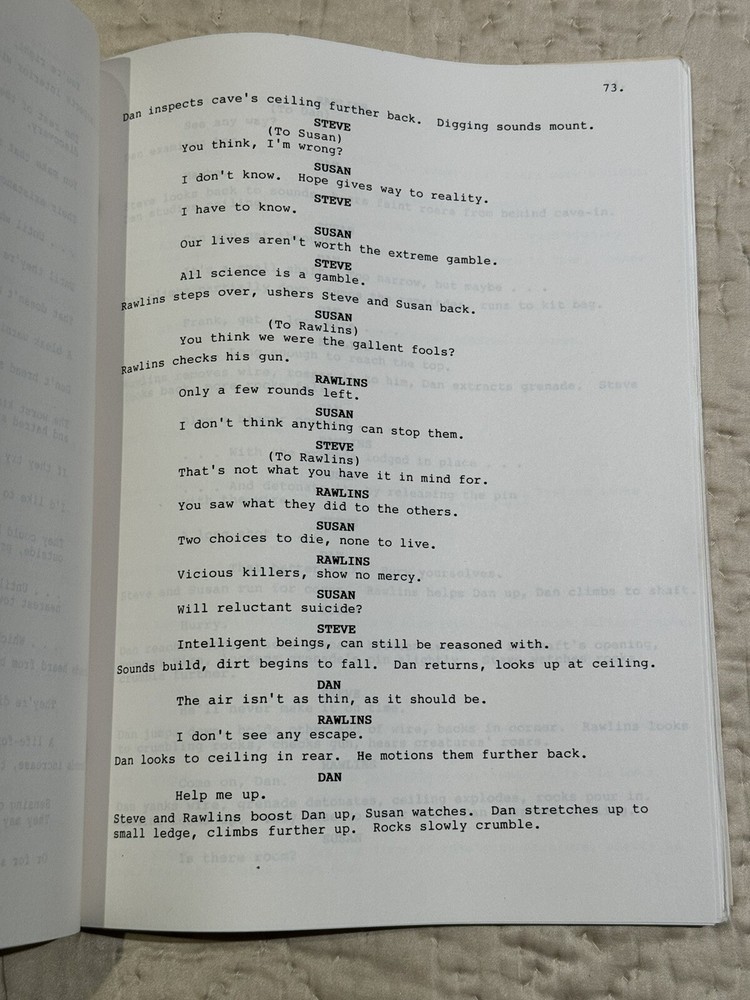 "ENEMY FROM THE UNKNOWN" by John M Radice Script ROBERT BLOCH Estate