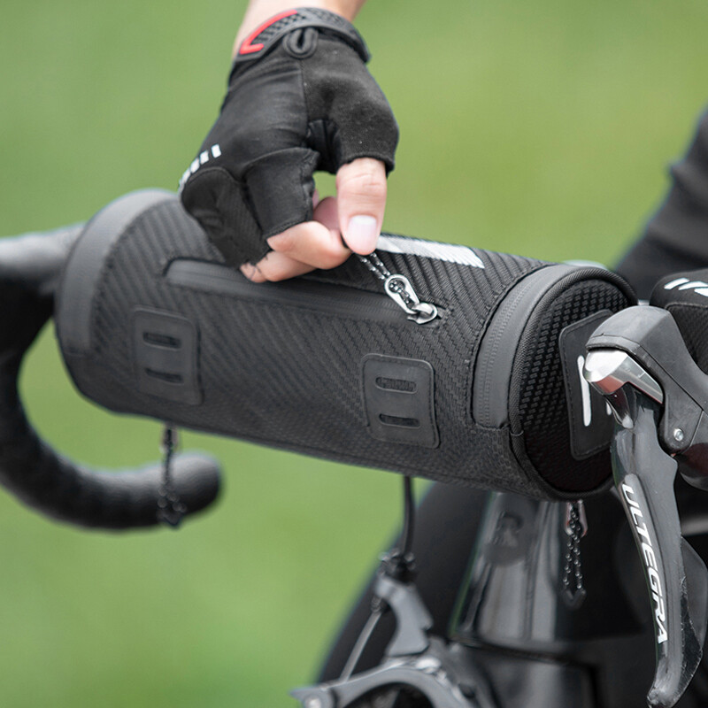 ROCKBROS Bike Front Handlebar Bag Rainproof Saddle Shoulder MTB Road Tube Bag