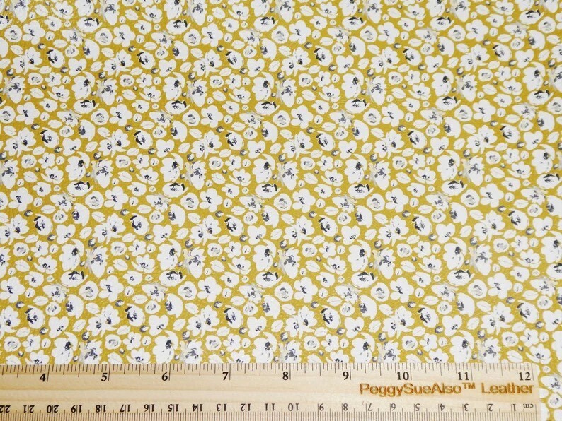 New Sheets Patterned Crafting Leather Earring making floral chevron cowhide