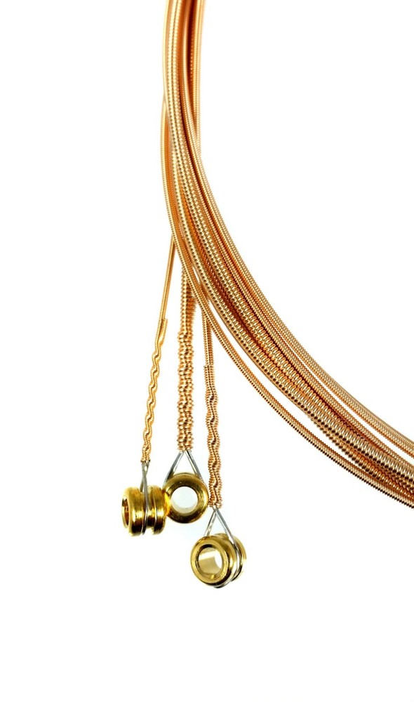 Cigar Box Guitar String Set: Acoustic Light 3-string Open GDG - Low/High/High