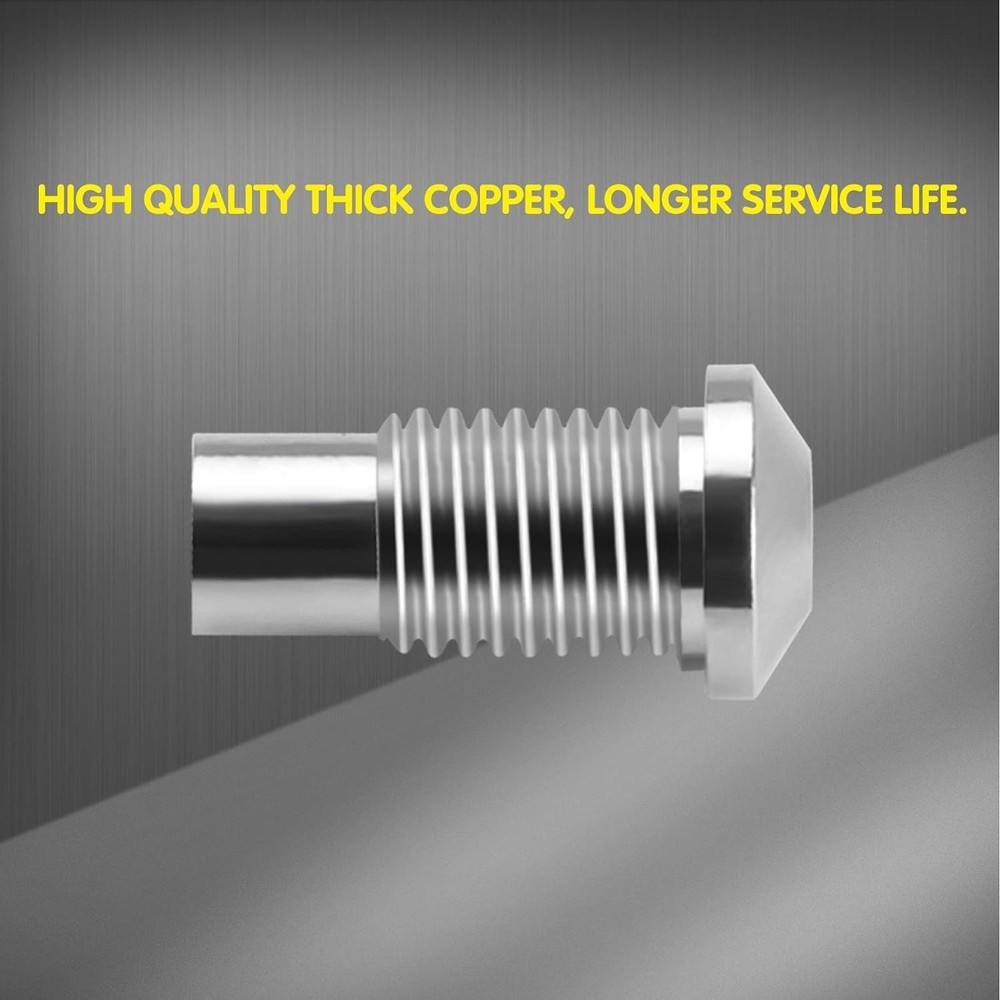 20Pack 5MM Copper Chrome LED Holders - Waterproof Bezel for Secure Mounting