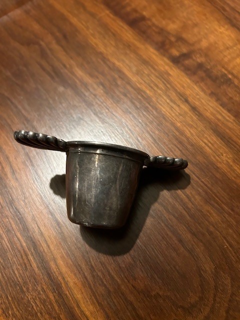 Vintage Small Silver Plated Quaich--made in Italy