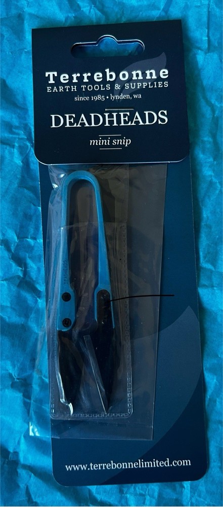 Mini Garden Snips Pruning Scissors Floral Trimming Shears Blue Deadhead Tool