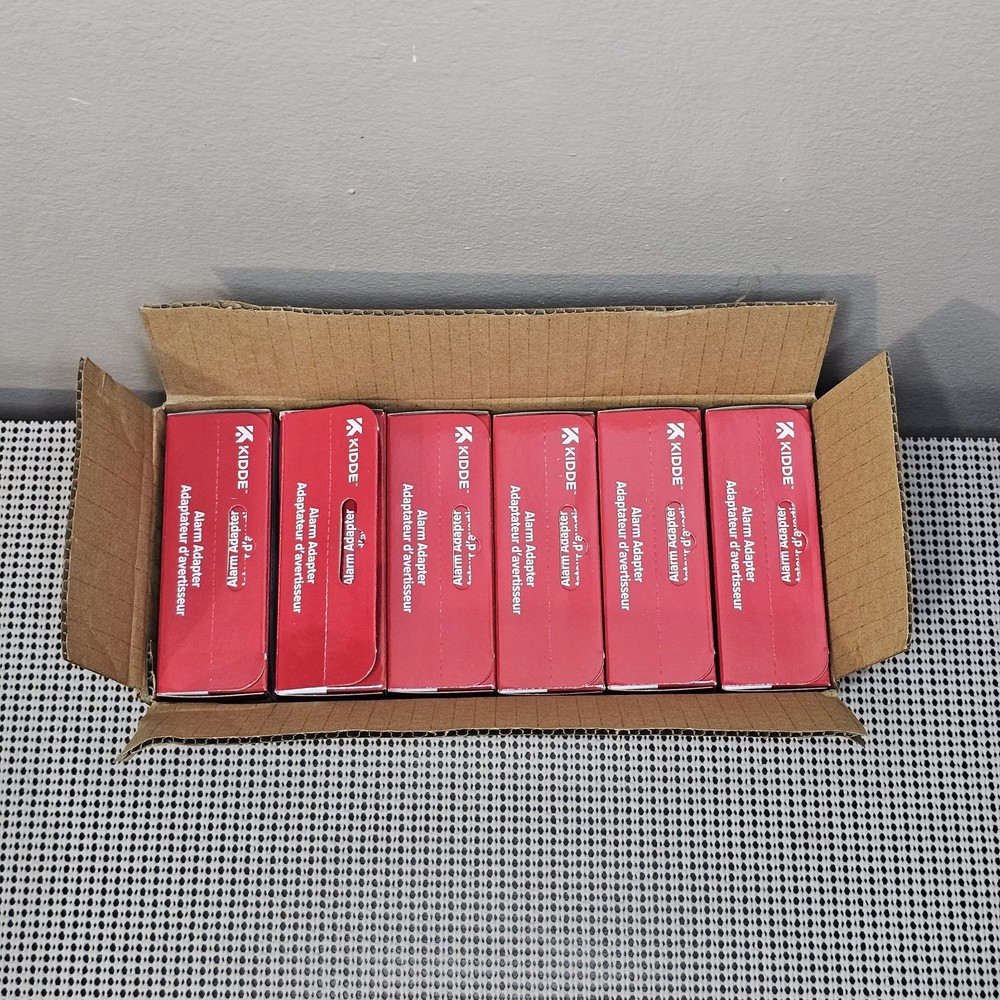 Kidde Quick Connect Smoke Detector Adapter Plug 20-9003 6 Boxes READ DESCRIPTION