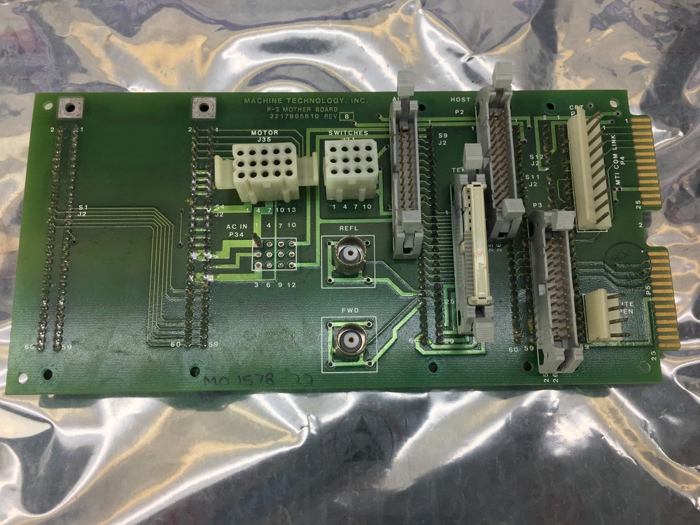 MACHINE TECHNOLOGY 2217605610 REV B Backplane PCB