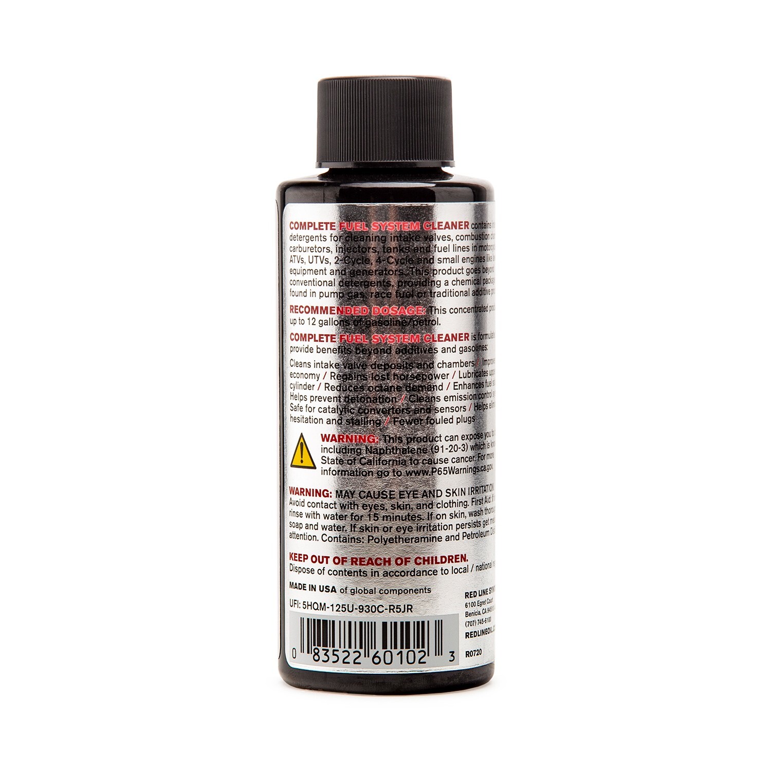 Red Line 60102 Complete Fuel System Cleaner - 4 oz. Bottle Pack of 2