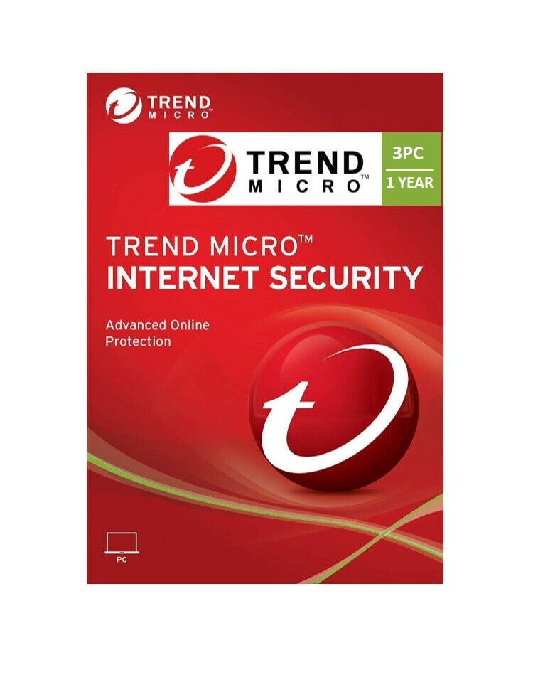 TREND MICRO MAXlMUM, ANTlVlRUS, lNTERNET Security for 1-3 Years and 1-5 Devices