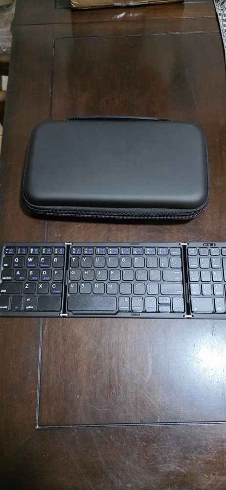 Foldable Keyboard and Mouse EDJO Folding Wireless Keyboard Mouse Combo