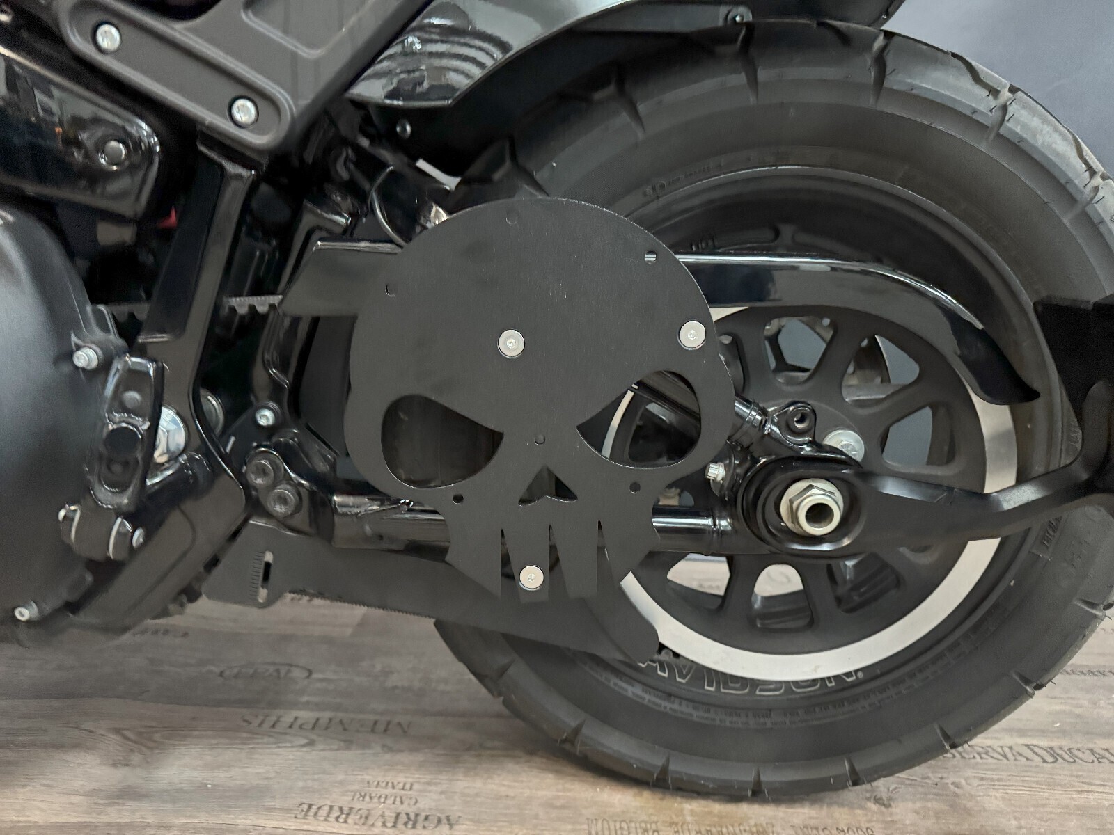 Swing Bag Hades Black + Soft XS 2018 Holder Compatible With Harley Davidson