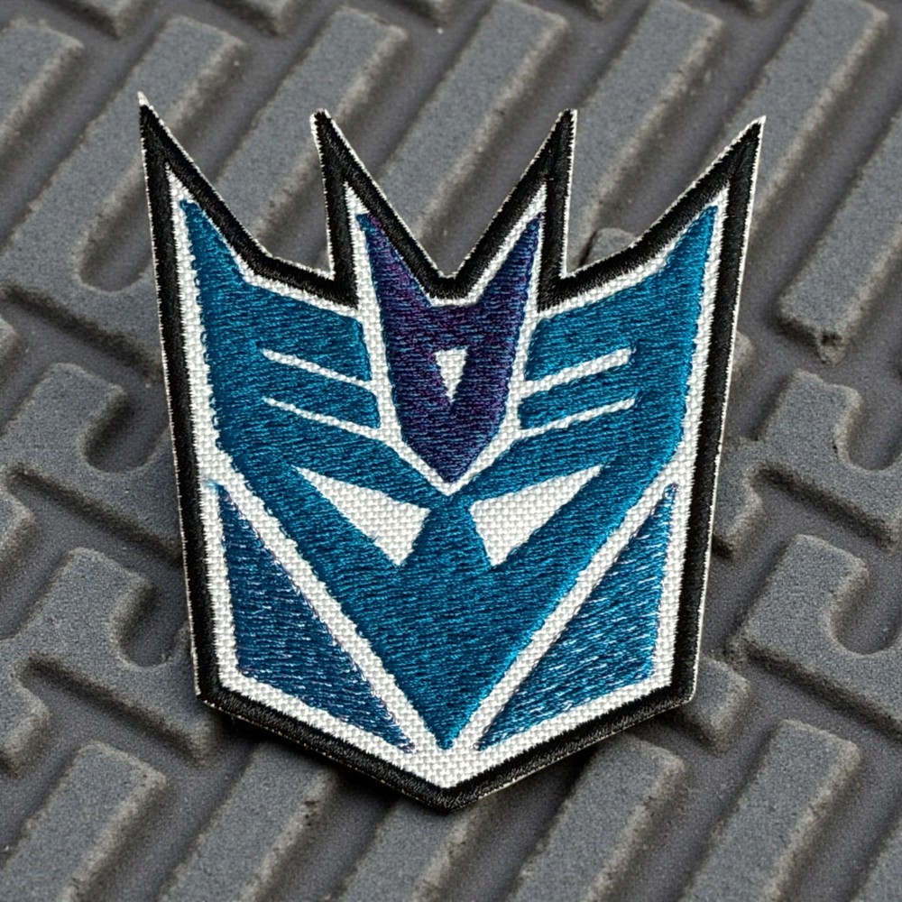 Decepticon Embroidery Patch 3.52" X 3.11"