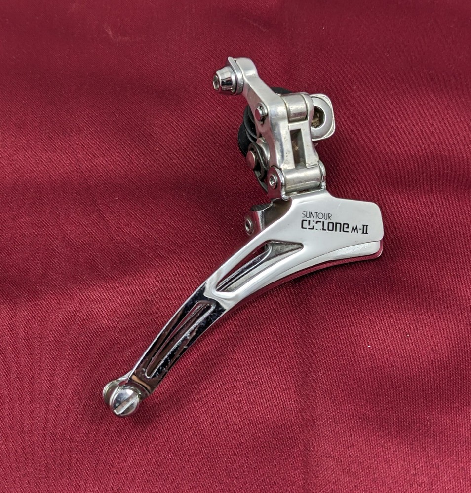 Suntour Cyclone M-II Front Derailleur Bottom Pull Double M2 NOS OPTIONS
