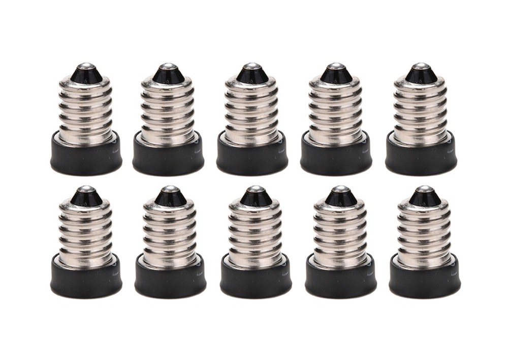 10pc E14 Convert To E12 Adapter Lamp Holder Base Sockets Light Bulbs Candelabra