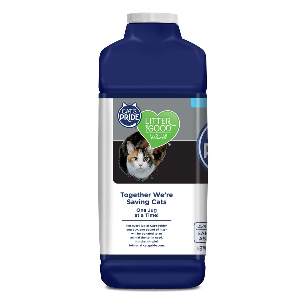 Unscented Clumping Cat Litter for Multiple Cats, Low Dust Odor Control Formula,