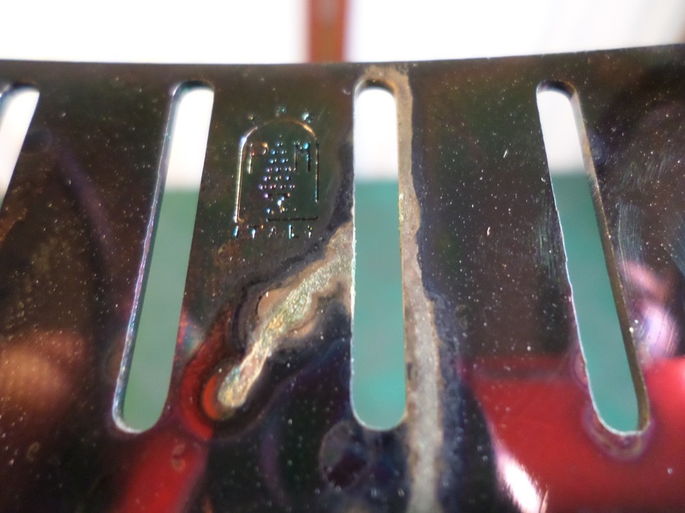 Unique Vintage P M Italian Silverplate Silverware/Cutlery Buffet Holder/Caddy