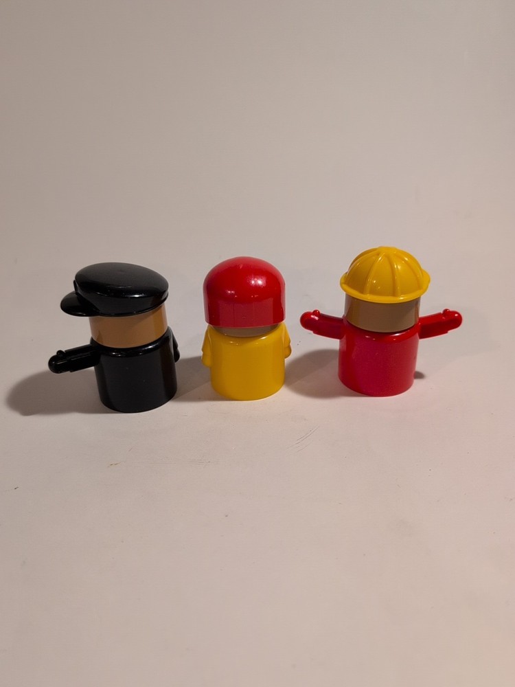 IKEA LILLABO Toy Development Figures Professional Workers 3" Multicolor 3 Pack