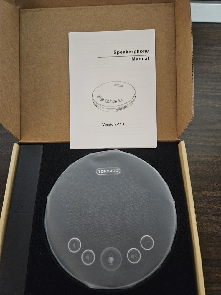 Tongveo Full-duplex Bluetooth Conference Speakerphone