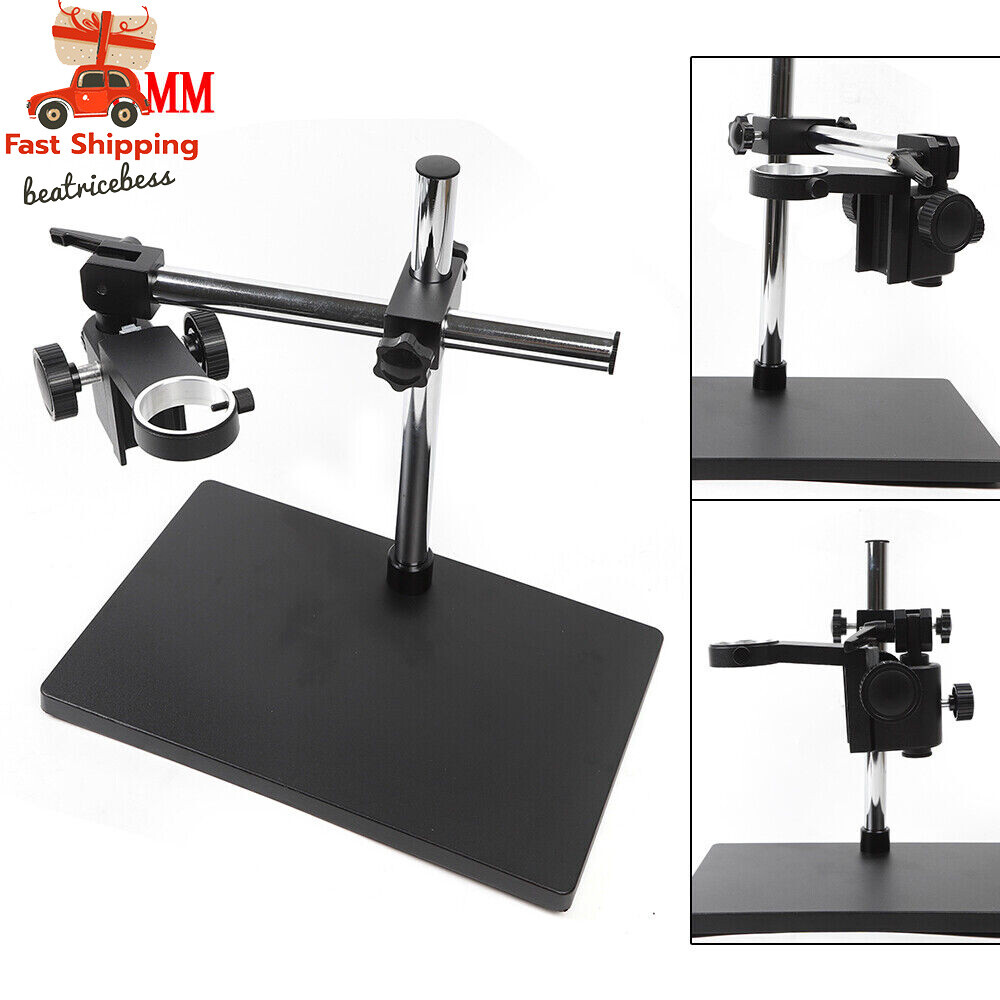 Microscope Camera Boom Stereo Arm Table Stand Adjustable Holder 10-265mm