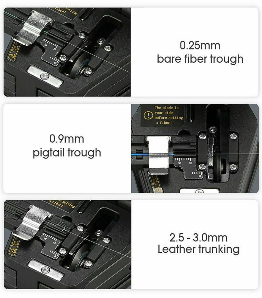 Fiber Cleaver FTTT Fiber Optic Tools Knife Cable Cutter Tools 16 Surface Blade