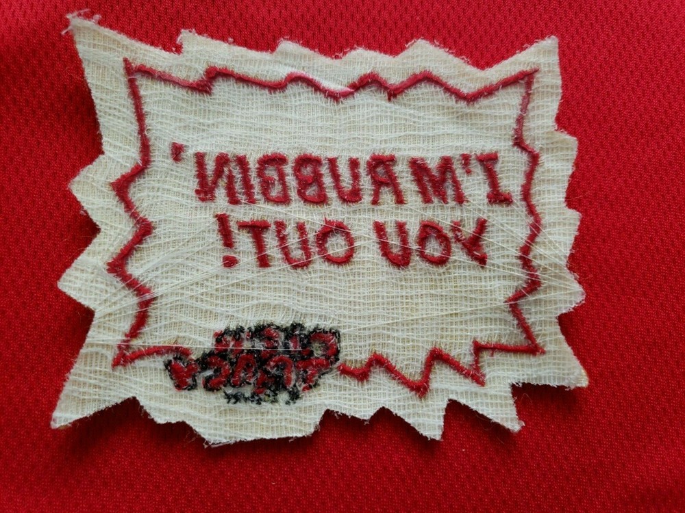 Dick Tracy "I'm Rubbin' You Out! Throwback Comic Cartoon Collector Patch