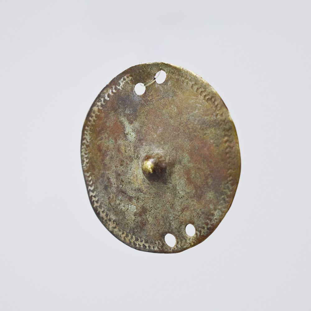 Brass Ethiopian Shield Pendant