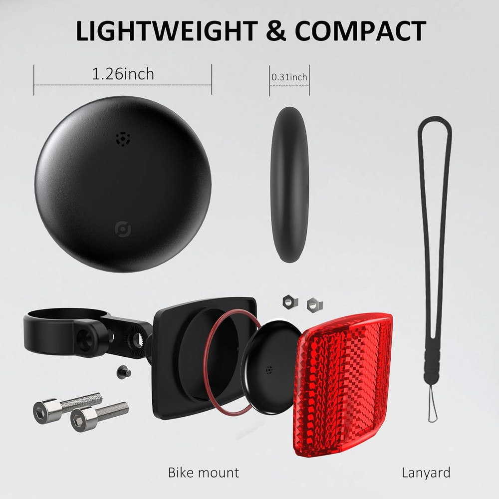 Bike Tracker for Android, Android Airtag Compatible with Google Find My Device A