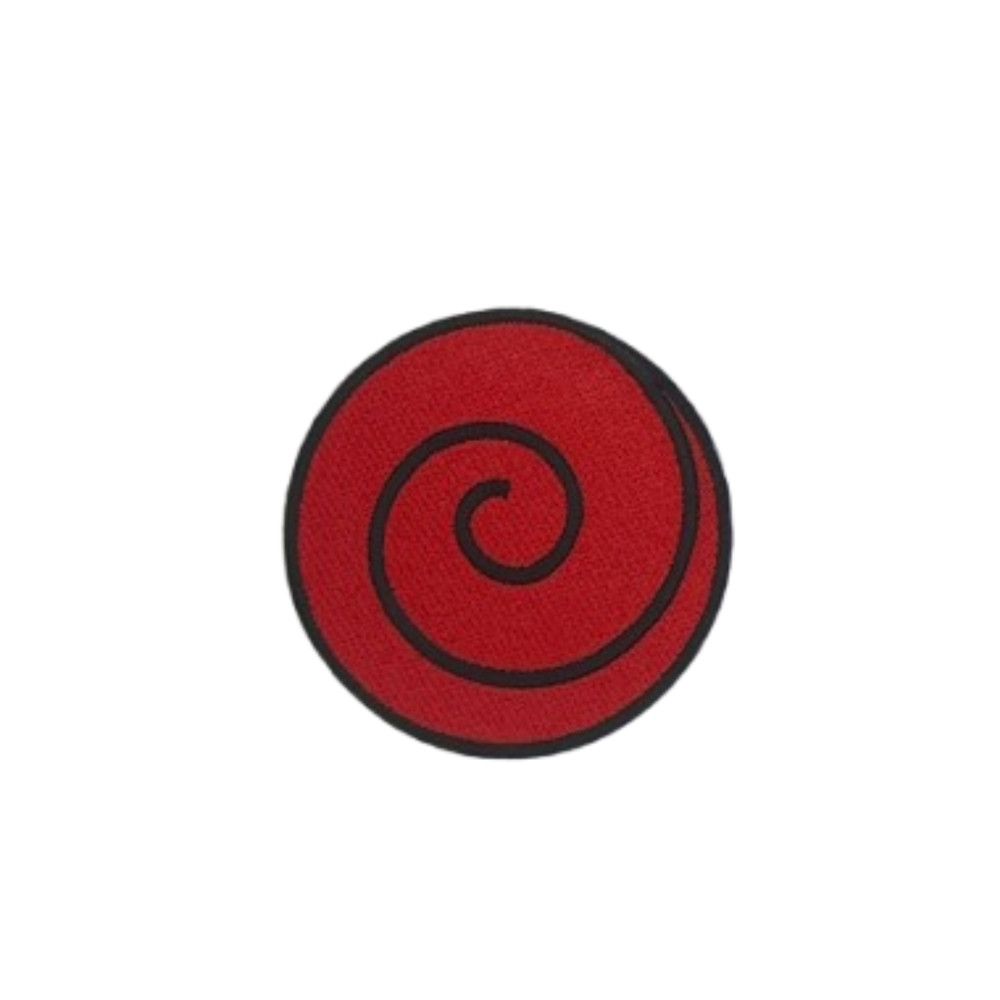 Naruto - Uzumaki Clan Spiral Iron-on Patch | Hand Made Patch | Anime Patch