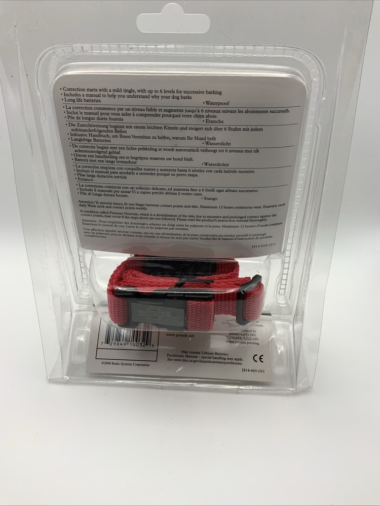 Petsafe Pet Safe Wireless BC-103 OM Basic Dog Bark Control Training Collar - NEW