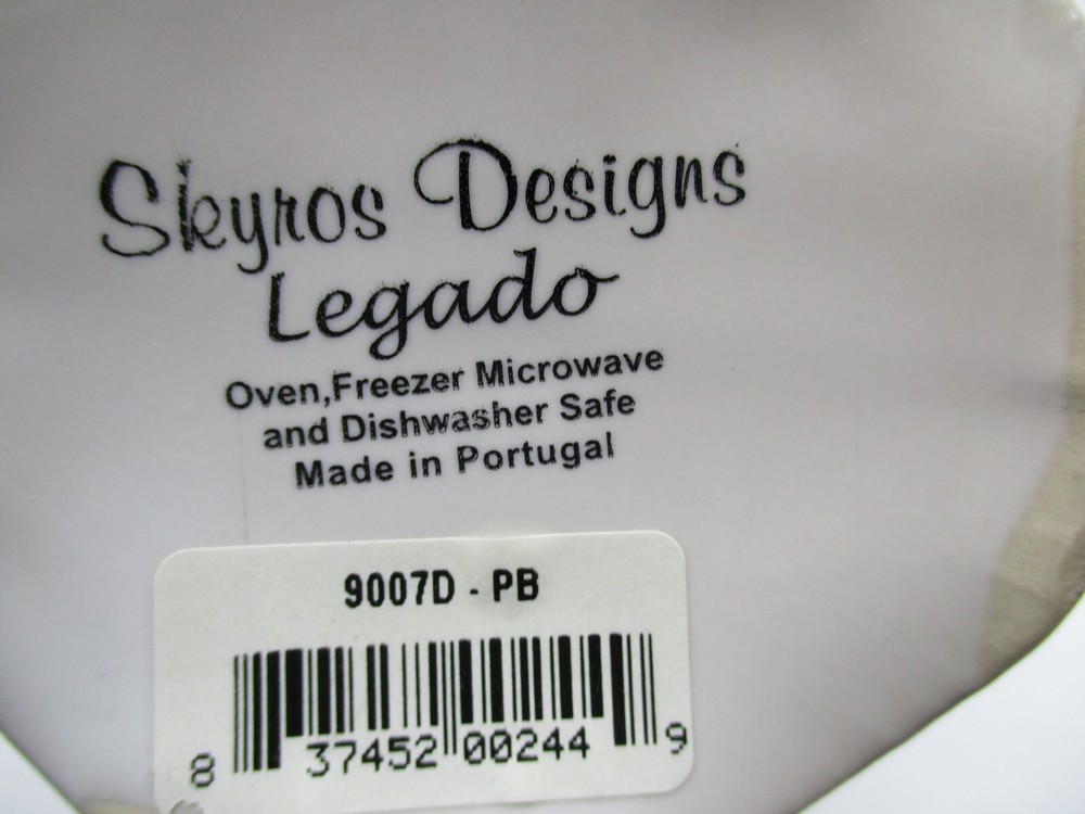 SKYROS LEGADO PEBBLE MUG -Monogram D - 5" -0809B