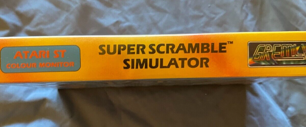 Super Scrambler Simulator Atari 1040/520 ST NEW Disk By Gremlin