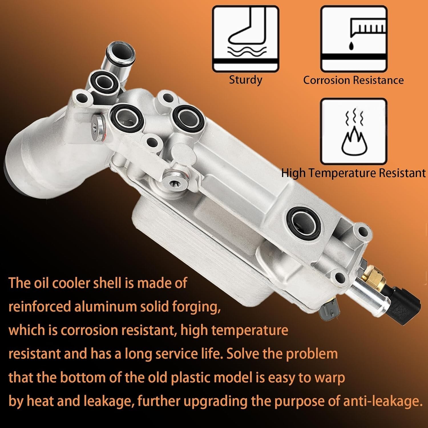 Engine Oil Cooler Filter Housing Assembly Fit Dodge Chrysler Jeep 2011-2016 3.6L