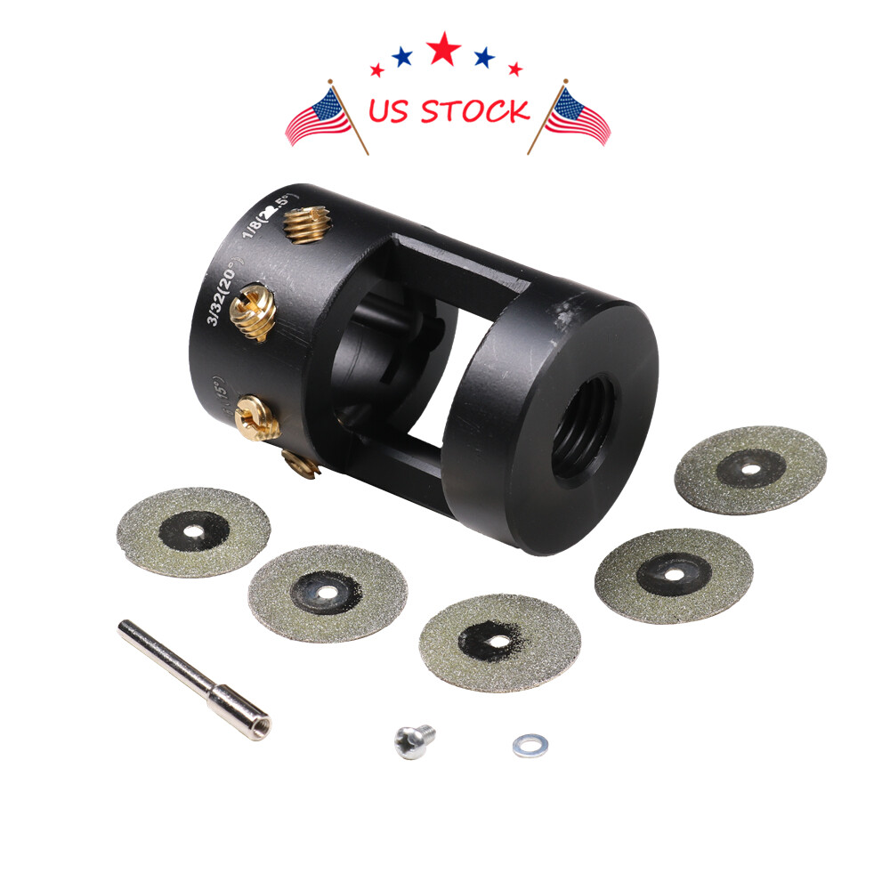 Tungsten Grinder Sharpener Multi-Angle & Offsets Tool Head TIG Welding TGS3412