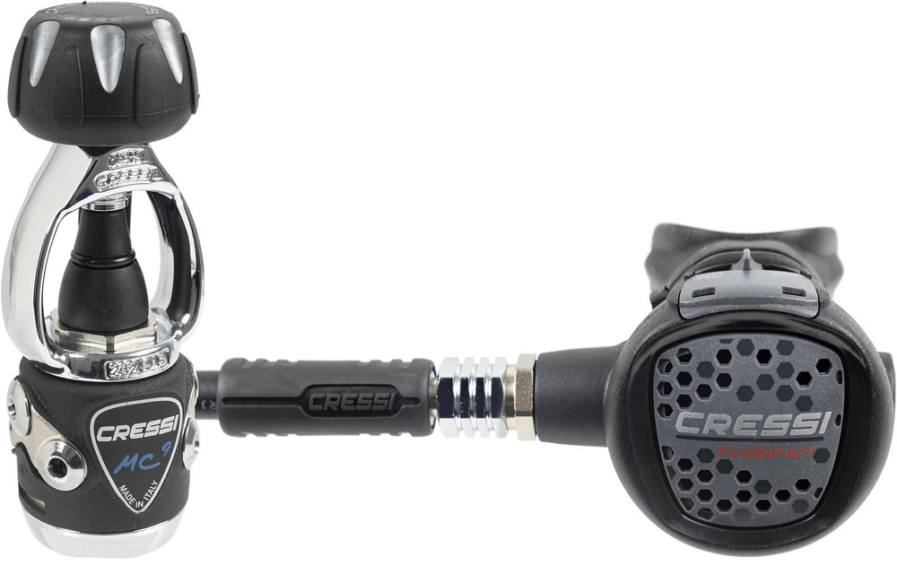 Cressi MC9 Compact Regulator, Int, Grey