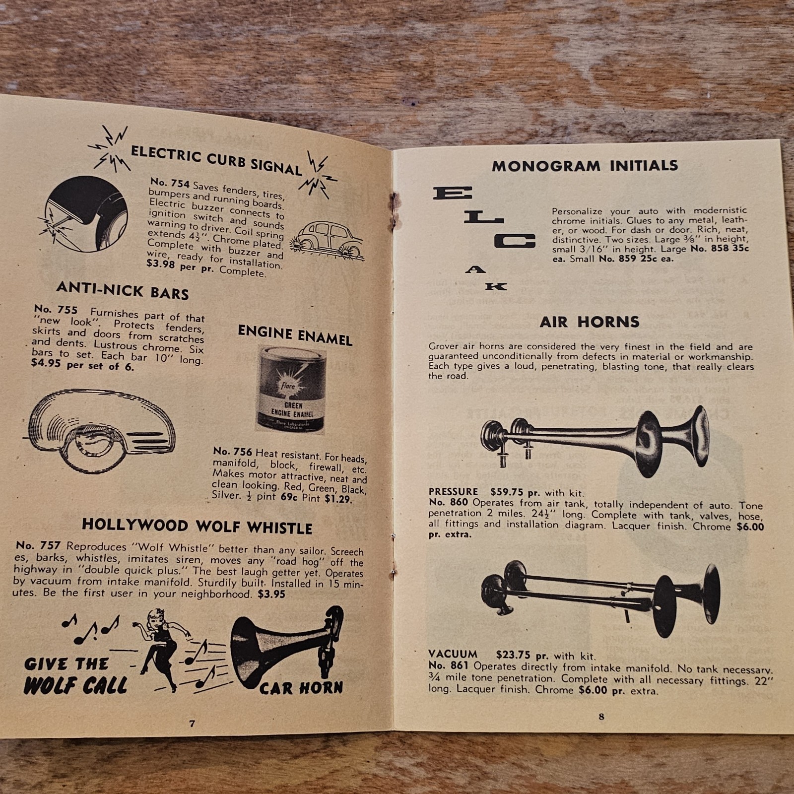 1948 Eastern Auto Accessories Catalog hot rod custom speed shop Cal auto ford V8