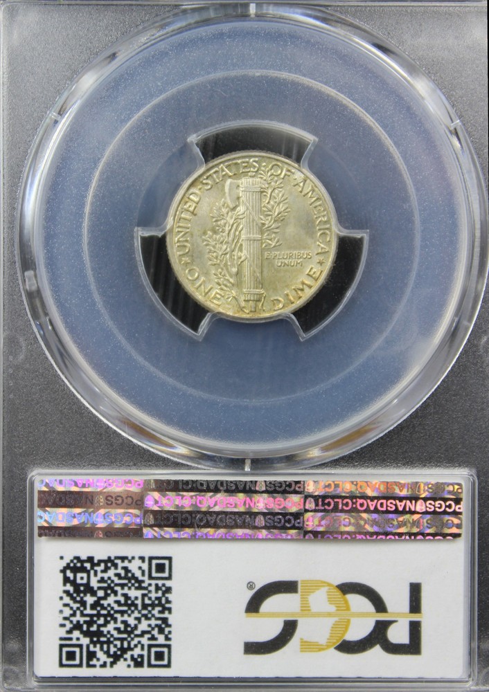 1943 MS65 Mercury Dime PCGS 84109403