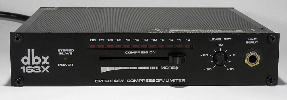 DBX 163X Professional Over Easy Compressor Limiter Signal Processor